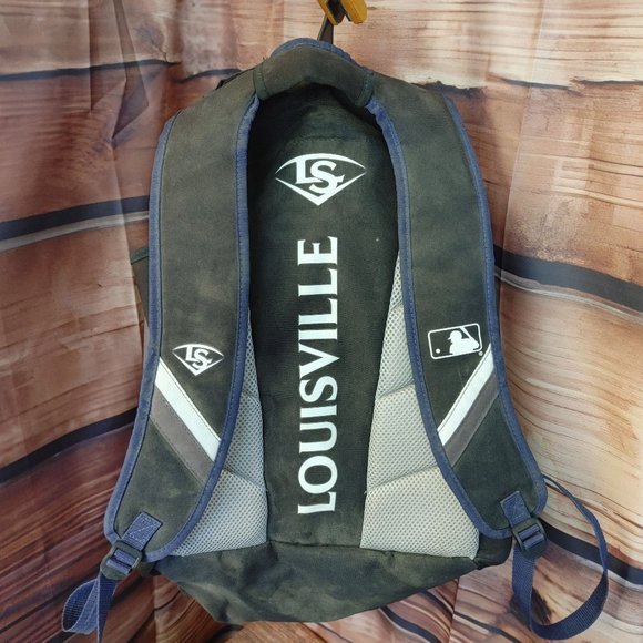 Louisville Slugger 27 Stick Back Pack Baseball Sports Bag Blue/Black - Picture 5 of 5